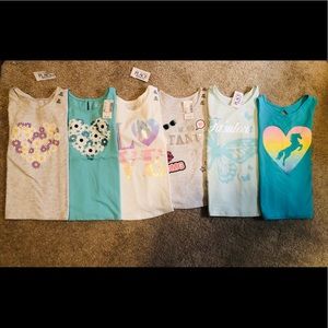 5T-toddler girl tee/tank lot